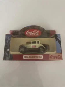 Lledo "Days Gone" diecast model of a 1930 Ford Model A Coupe. Coca-Cola. Tan - Picture 1 of 2