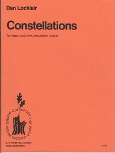 Constellations for Organ Full Score Classical Sheet Music Dan Locklair Book - Picture 1 of 1