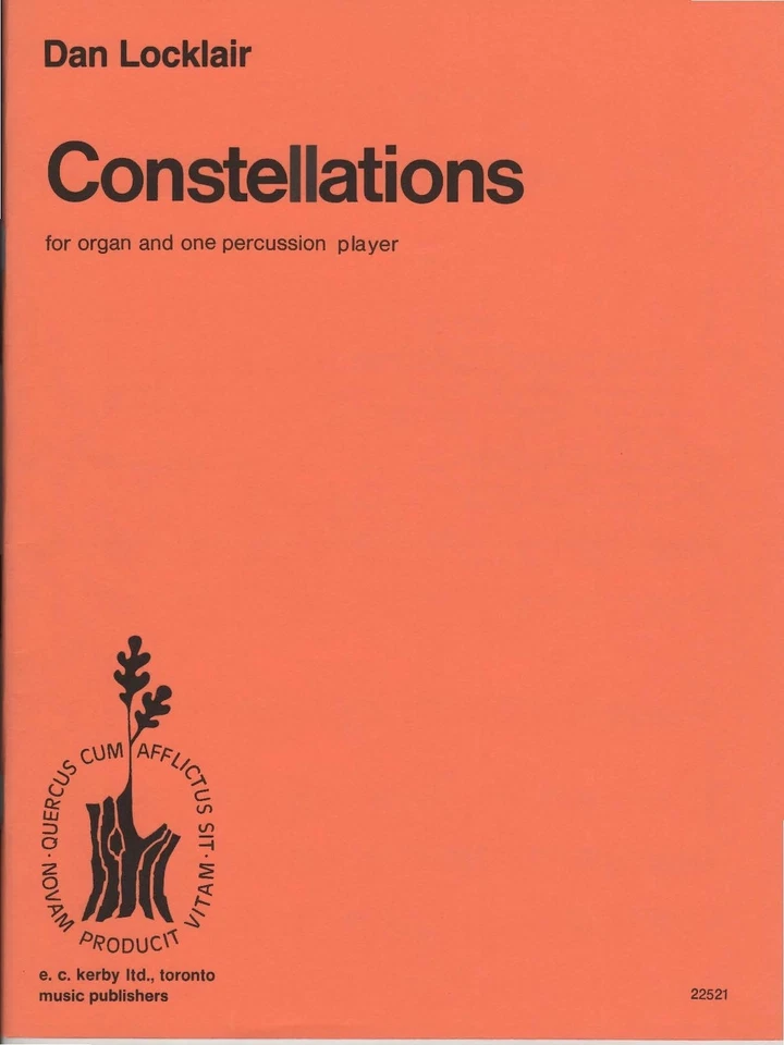 Constellations for Organ Full Score Classical Sheet Music Dan Locklair Book - Image 1 of 1