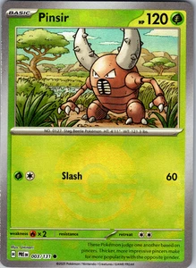 Pinsir Pokeball Pattern 003/131 SV: Prismatic Evolutions Common - NM - Bild 1 von 2