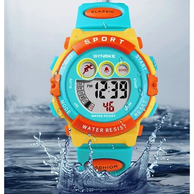 Reloj Deportivo Electrónico Impermeable Reloj Multifuncional Regalo Niño y Niña Foto 1 de 4