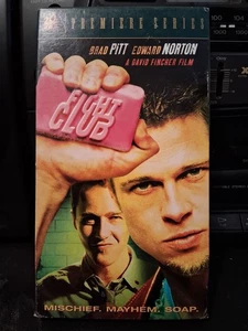 Fight Club Brad Pitt VHS Is Like New - Picture 1 of 3