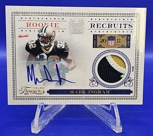 2011 Timeless Treasures Mark Ingram materiale radiocomandato 24/25 evento automatico indossato - Foto 1 di 13