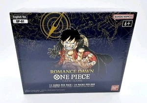 One Piece TCG Romance Dawn OP-01 Booster Box Sealed - English White Bottom - Picture 1 of 5