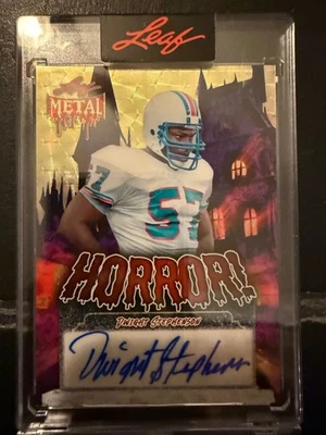 2025 Leaf Metal Halloween DWIGHT STEPHENSON Horror! Gold Auto Autograph #'d 1/1 - Image 1 of 2