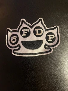 Five Finger Death Punch Patch Band 5FDP Sew Embroidered Rock Metal Jacket Vest - Picture 1 of 2