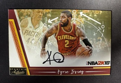 2 fotos assinadas por Kyrie Irvin Pro Camps Worldwide. - Imagem 1 de 4