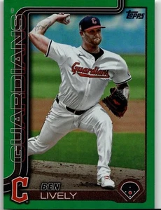 2025 Topps Serie 2 Ben Lively #532 Verde #/99 - Foto 1 di 2