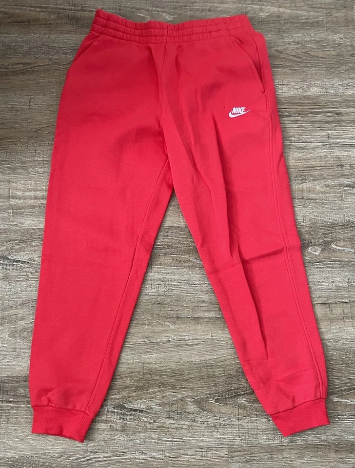 Nike Kids Club Fleece Jogger Sweatpants Red Sz XL FD3008-657