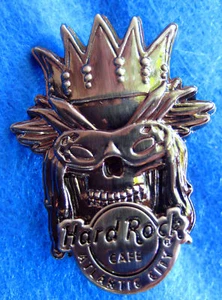 ATLANTIC CITY NEPTUNO DIOS GRIEGO SERIE CALAVERA PLATEADA 3D Hard Rock Café PIN LE - Imagen 1 de 1