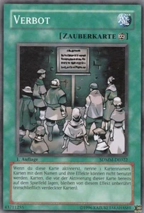 YU-GI-OH, VERBOT, C, SDMM-DE022, 1. Auflage, TOP - Bild 1 von 1