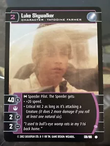 Luke Skywalker Star Wars TCG ANH WOTC 138/180 unplayed - Picture 1 of 4