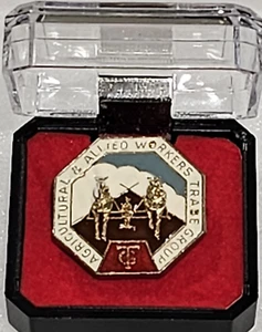 AGRICULTURAL & ALLIED TRADE GROUP ENAMEL PIN WITH GIFT BOX - Picture 1 of 2