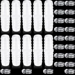 10Set Plastic Hose Barb Fitting 3/8" x 3/8 Pipe Connectors Barbed Splicer Mender - Picture 1 of 6