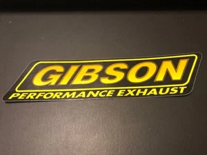 GIBSON EXHAUST DECAL STICKER 1.75X7.5" Offroad racing utv ultra4 drags bitd - Picture 1 of 1