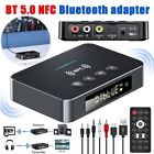 Bluetooth 5.0 Empfänger Sender Receiver NFC HiFi Stereo Audio Adapter AUX DHL
