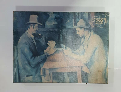 WADDINGTONS 750 puzzle THE CARD PLAYERS PAUL CEZANNE 1976 Unopened see box cond - Image 1 of 4