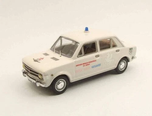 Fiat 128 4 Porte 1971 Croce Rosa Celeste 1:43 Model RIO - Immagine 1 di 1