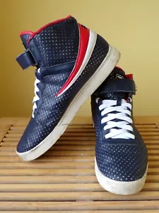 Fila Vulc 13 Metallic Star High Top Sneakers Navy, Red, White MENS Size 10 - Picture 1 of 12