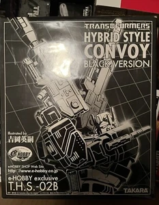 Takara Tomy Transformer Hybrid Style Convoy E-Hobby Black THS-02B Nemesis Prime - Picture 1 of 2