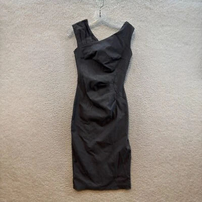 Vestido Vaina Midi Vintage Y2K Gris Medio Corpcore Oficina Sirena Carrera Bodycon Foto 1 de 4