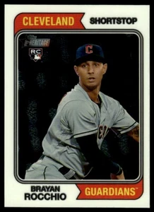 2023 TOPPS HERITAGE CHROME BRAYAN ROCCHIO 283/999 #533 - Picture 1 of 2