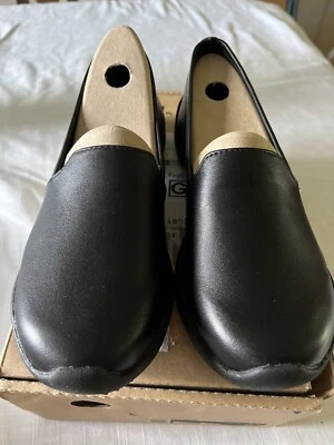 Туфли Lila's для экипажа женские черные размер 8 жасминовая кожа верхний нескользящий новый в коробке - Изображение 1 из 4