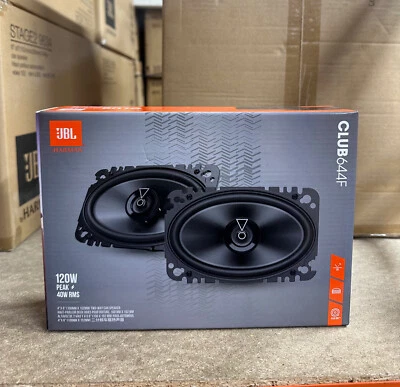 JBL CLUB 644F - 4"x 6" 120 Watt 2 Way Coaxial Car/Van Dash Shelf Door Speakers - Image 1 of 4