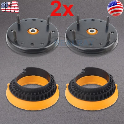 Front Strut Shock Mount Spring Seat Set For Jaguar XJ XJR 2010-2016 C2D51875 New - Image 1 of 4