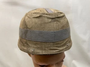 FALLSCHIRMJÄGER HELMBEZUG MELIERT TARNBEZUG 6 HAKEN STAHLHELM ET 68 - Picture 1 of 15