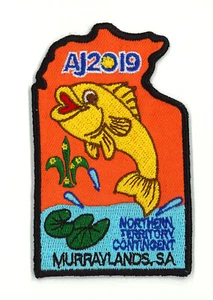 AJ2019 - AUSTRALIA SCOUT NATIONAL JAMBOREE - NORTHERN TERRITORY CONTINGENT BADGE - Bild 1 von 2