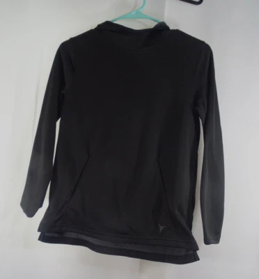 Sudadera con capucha pulóver antigua azul marino para niños talla juvenil grande negra Foto 1 de 2