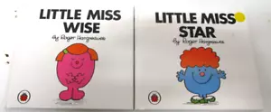 Little Miss.. Small Hardcovers..Little Miss Wise/Little Miss Star..Ladybird Pub. - Picture 1 of 2