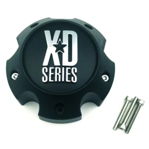 KMC XD Series 796 797 798 Matte Black 5 Lug Wheel Rim Center Cap 1079L145AMB - Picture 1 of 6