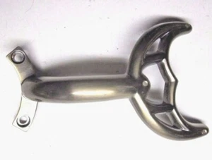 Dark Brushed Brass Ceiling Fan Paddle Bracket Arm 3-7/8" Width See Sketch 1 Vtg - Picture 1 of 6