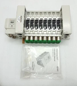 SI Device Net SMC EX250 SDN1X122 + Manifold I-VV5QC41-08C16FSDQN-RSX508028 - Picture 1 of 11