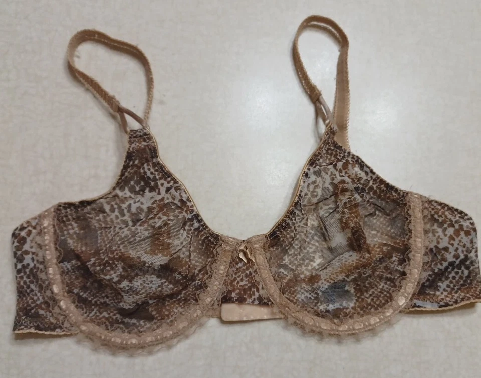 Sujetador Cabernet 34C marrón sin forro con aros Foto 1 de 4