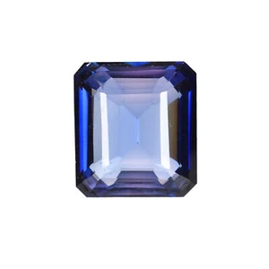 Tanzania Violet Color Tanzanite Emerald Shape 48.38 Carat Imitation Gemstone - Picture 1 of 5