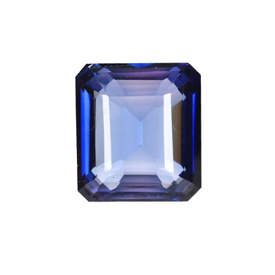 Tanzania Violet Color Tanzanite Emerald Shape 48.38 Carat Imitation Gemstone - Image 1 of 4