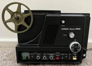 CHINON 7500 SOUND Adjustable Speed Super 8 MOVIE PROJECTOR W/Power Cable. - Picture 1 of 15