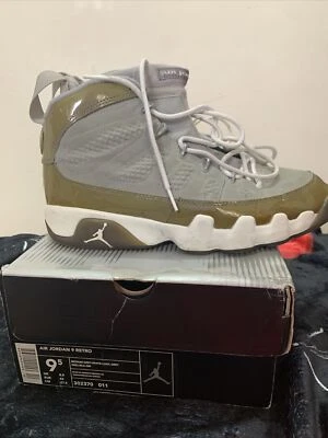 2002 Air Jordan IX 9 классный серый 302370 011 OG ретро белый размер 9,5 мужчин - Изображение 1 из 4