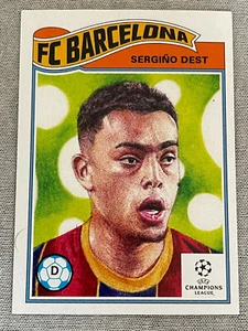 Topps Now UCL Living Set Tarjeta 318 Sergino Dest FC Barcelona EE. UU. Barça - Imagen 1 de 1
