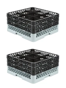 2er Pack Restaurant Geschirrspüler Glasregal mit 9 Fächern und DREI Verlängerungen - Bild 1 von 10