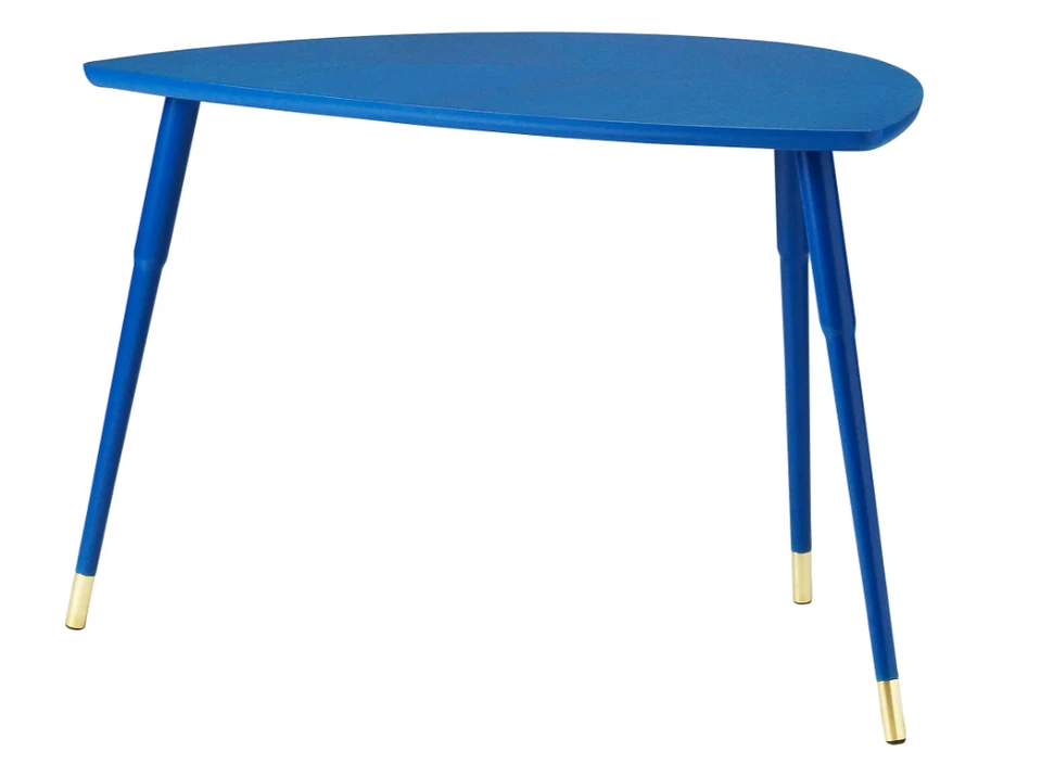 IKEA LOVBACKEN Mesa auxiliar, azul, 77x39 cm, 30 5/16" x 15 23/64" NUEVA Foto 1 de 4