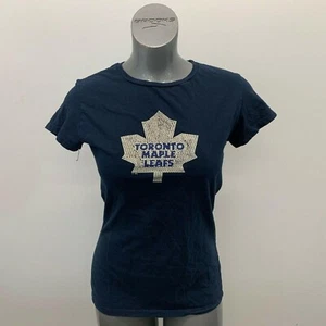 Toronto Maple Leafs NHL Hockey Damen XL T-Shirt Blau Baumwolle - Bild 1 von 5