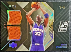 AMARE STOUDEMIRE 2006-07 Upper Deck UD Black Game-Used Patch Jersey Gold 06/25 - Picture 1 of 2