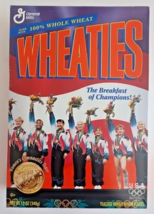 Olympiade 1996 Mag7 USA Gymnastik Team Gold WEIZEN BOX - nie geöffnet - Bild 1 von 6