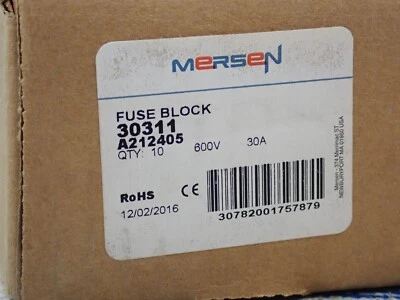 Новый Ferraz Shawmut 30311 держатель предохранителя 600V 30A лот из 10 - Изображение 1 из 4