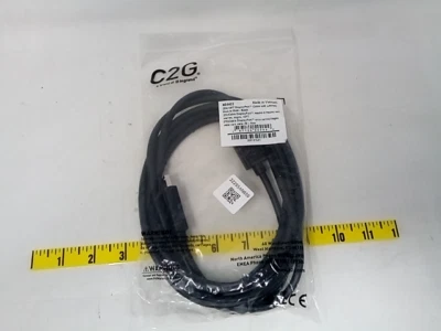 C2G 10ft 8K DisplayPort Cable with Latches - M/M - DisplayPort for Notebook, Mon - Image 1 of 4