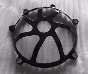 C03 CARBON TROCKENE KUPPLUNGSABDECKUNG DUCATI MONSTER 900S 1000 1100 S2R S4R - Bild 1 von 3